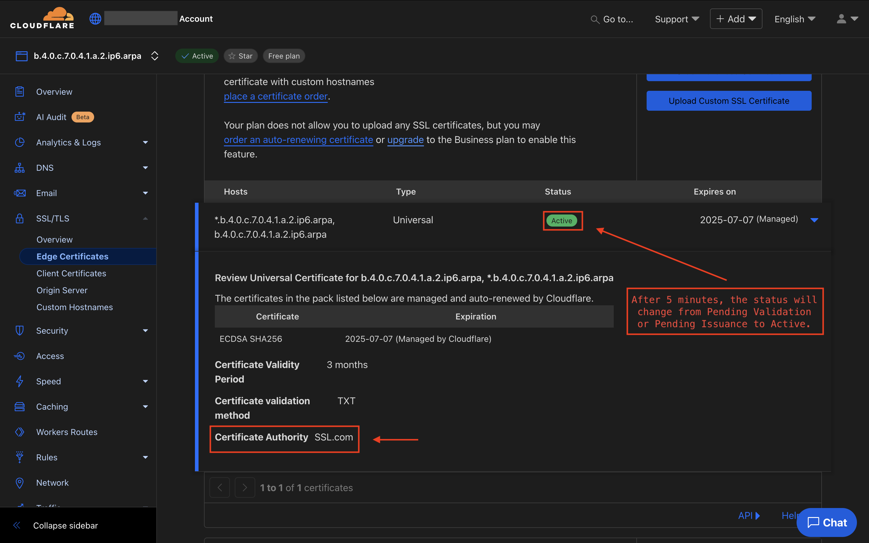 Cloudflare Zone ID Location